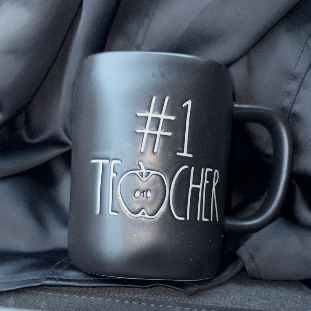 Rae Dunn Artisan #1 Teacher Collection Black Mug